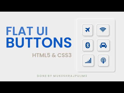 FLAT UI BUTTONS || HTML5 & CSS3 || #DAY5 || #30DAYSWEB || #flatbuttonscss #cssbuttons