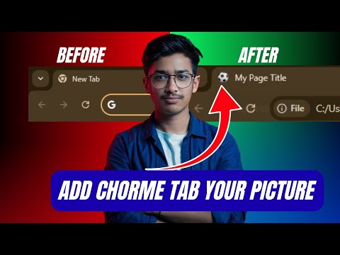 How To Add Image in Chrome Tab | HTML CSS Tutorial | Uttar tech