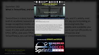 Artificial Intelligence AI Interview Questions and Answers Question 162 of 200