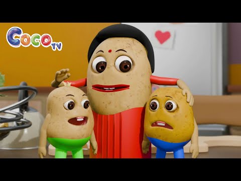 आलू कचालू - Aloo Kachaloo Beta Kahan Gaye They | Popular Hindi Song | 3D COCO TV RHYMES
