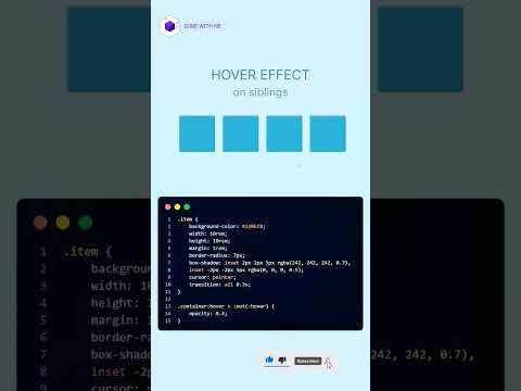 Hover Effect in HTML and CSS #css #coding #androiddevelopment #webdesign #html #code #webdevelopment