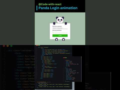 Animeted Login Form #shorts #form