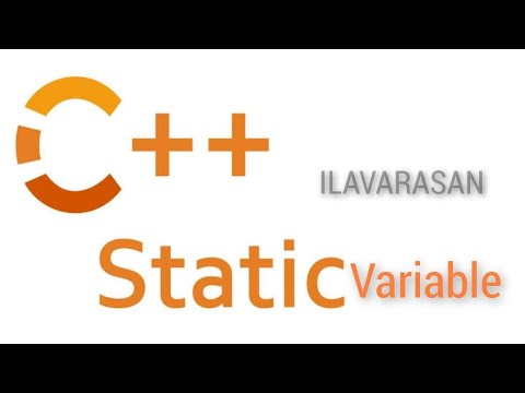 STATIC VARIABLE OR STATIC DATA MEMBER IN C++