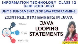 Looping Statements in Java | Java for , while , do while Statements  #java #javatutorialinhindi