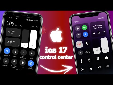 How To install iOS 17 Control Center On Android 🤯 |  ios 17 Control Center  | ios phone