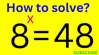 A Nice Exponent Math Olympiad Problem | Find the Value of X |
