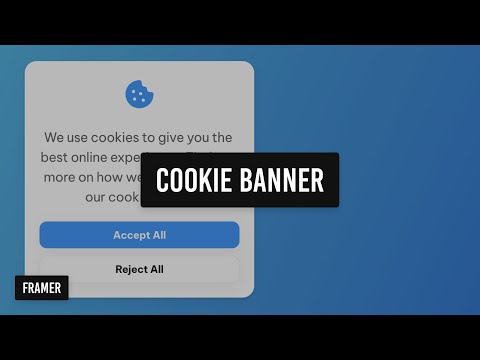 Framer tutorial: How to create a dismissible banner