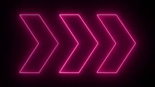 Seamless Neon Pink Arrows Loop | High-Tech Transition Background | Motion Graphics 4K