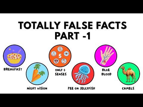 TOTALLY FALSE FACTS EVERYONE STILL BELIEVES - PART 1