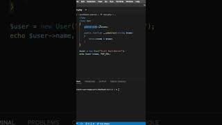 Modern PHP Features - Constructor Property Promotion #shorts