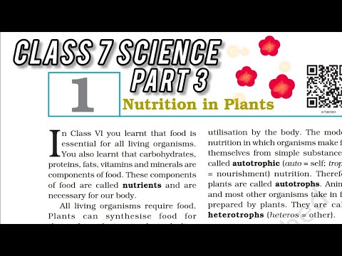 Class 7 science ch 1 (Nutrition in plants) Part 3 | In Hindi| Fluent learning