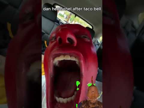 dan hentschel screams after taco bell #funny #tacobell