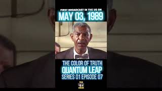 First broadcast in the US on this day in 1989 | Quantum Leap “The Color of Money” #otd
