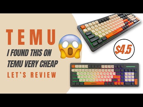 I Bought a $4.50 Keyboard from Temu… Is It Good? Let's review #temu #keyboardasmr  #budgetkeyboard