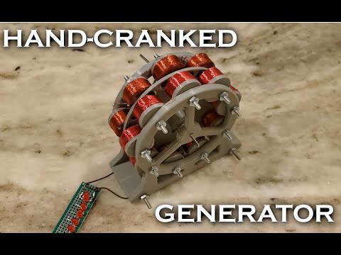 Hand-Cranked 2V generator