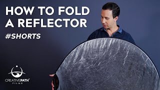 How To Fold A Reflector | Film Tutorials In 60 Seconds | #shorts