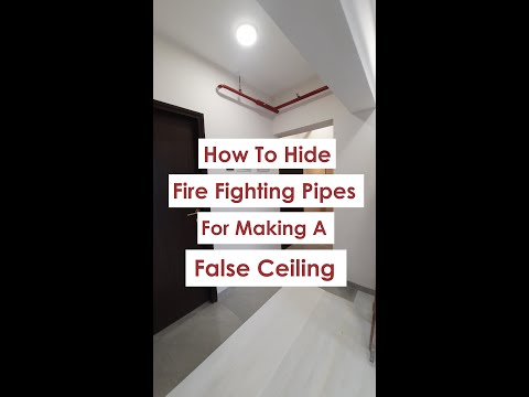 "How to Hide Fire Fighting Pipes For Making a False Ceiling?" CivilLane.com