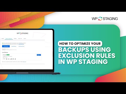 Make WordPress Backups Smaller & Faster with WP STAGING Exclusions