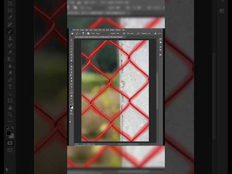 Photoshop Tutorial | Remove Fence from Photo Easily.