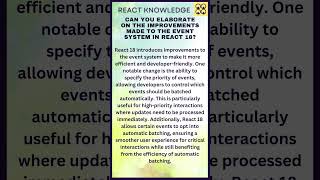 React quiz interview questions   Part 75