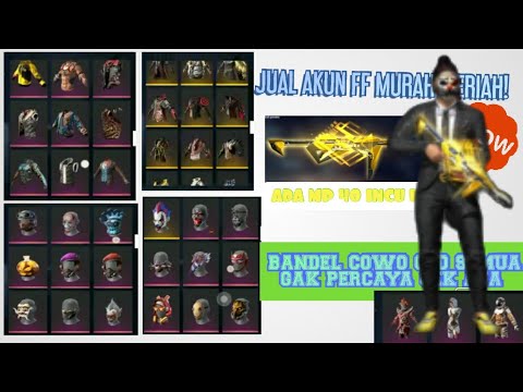 jual akun free fire murah.bandel pada old,MP 40 INCU on!part 8