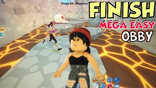 easy obby | I COMPLETED ALL 118 STAGES IN MEGA EASY OBBY | roblox