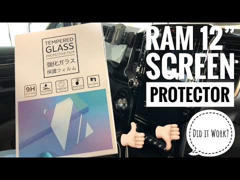 2021 RAM Rebel 1500 5th Gen UConnect 12" Screen Protector (Amazon's Choice Yee Pin) Unboxing/Install