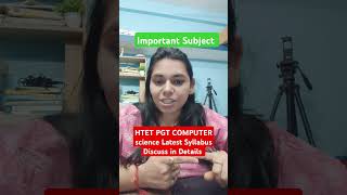 HTET PGT COMPUTER SCIENCE LATEST SYLLABUS 2024 #htet #nsclasses