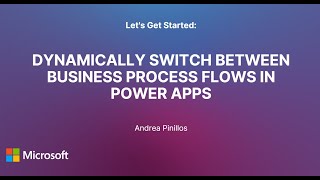 Switch Business Process Flows using JavaScript | Power Apps