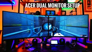 Acer Nitro Dual 27" Monitor Setup 2025 (EDA270U) How-to