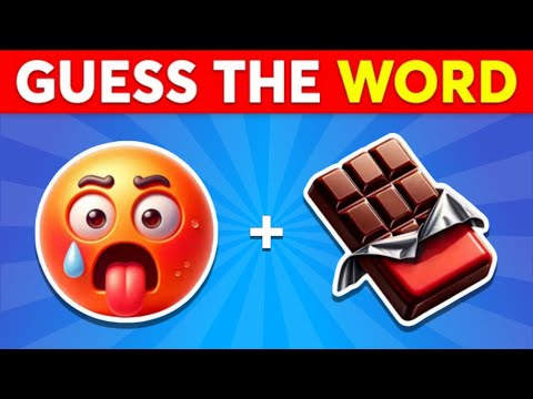 Can You Guess The WORD By Emojis 🤔 Emoji Quiz 2025