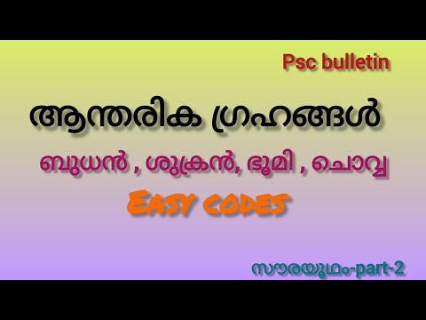 Inner Planets (ബുധൻ, ശുക്രൻ, ഭൂമി, ചൊവ്വ) #solarsystem #psccodes #psctricks #psc