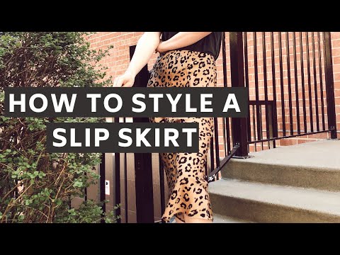 SLIP SKIRT OUTFITS | how to style a slip skirt in different seasons | DESIGN YOUR STYLE