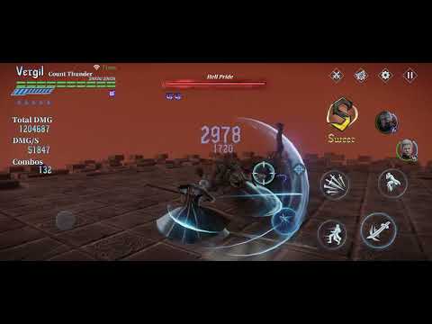 Devil May Cry: Peak of Combat - Round Trip & Force Edge Glitch Combo (Break Through it All)