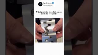 This Is What a Zero-Tolerance Machine Looks Like! 🤯