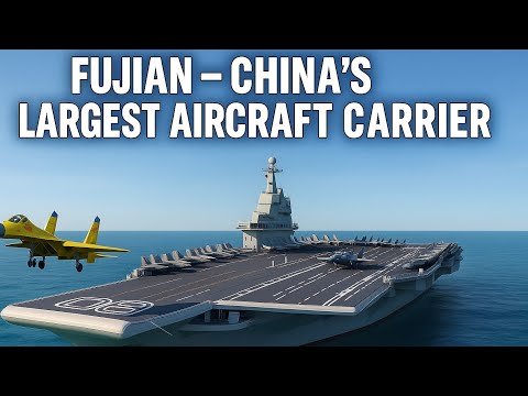FUJIAN - China’s Largest & Most Powerful Aircraft Carrier REVEALED!