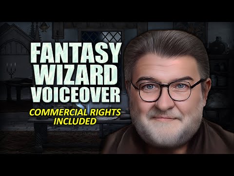 Enchanting Wise British Fantasy Wizard Character Voice