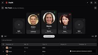 Daylik: Team Sync Demo with Performance Analytics