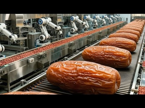 Inside the World's Biggest Medjool Date Factory: How 250,000 lbs of Golden Fruit Are Processed