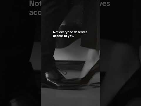 Not everyone deserves access to you. #protectyourpeace #quotes #life #shorts #motivation