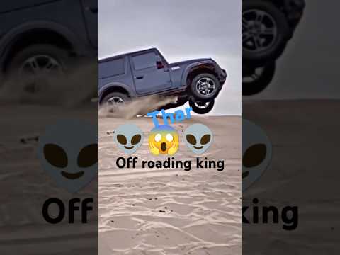 Thar Offroading😱 #thar #offroad king Black Thar