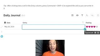 How to create a personal Daily Journal in Coda