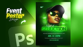How to Create Visually Stunning Event Poster° Flyer in Photoshop