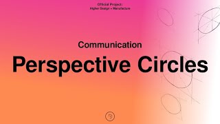 Design Communication // Perspective circles