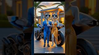 Rich Cat Couple Dancing in Style – Luxury Life Vibes!😎"#CatDance #LuxuryVibes##viral #shorts#funny