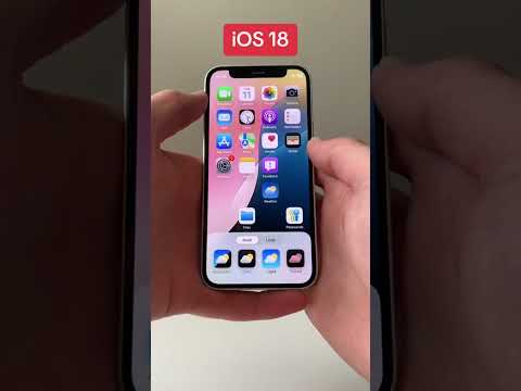 New IOS 18 Homescreen Customisation Feature #iphone #ios #ios18