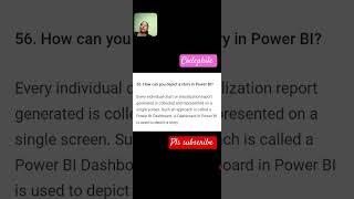 How can you depict a story in Power BI #interview