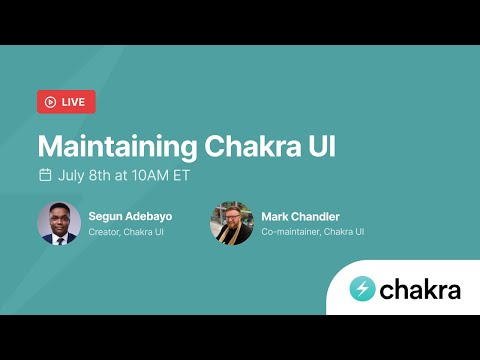 Maintaining Chakra UI