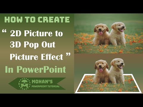How to Create Image Pop Out in PowerPoint || 3D Pop Out Image Effect in PowerPoint