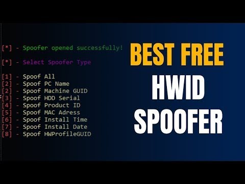 HWID SPOOFER FREE DOWNLOAD 2022 // FREE SPOOFER UNBAN IN MANY GAMES!